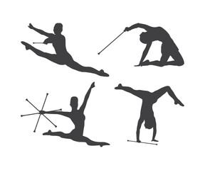 Baton Twirling, Twirling, Baton Twirling Bundle, Baton Twirling silhouette, Baton Twirling, Dance Gymnastics