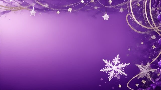 Purple Color Christmas Background With Copy Space. Beautiful Christmas Background. Winter Christmas Background. Merry Christmas Images. Christmas Background Images Free Download