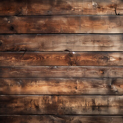 Naklejka premium Wooden textured background, ai technology