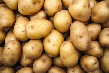 Close-Up of Fresh Organic Potato Texture