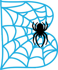 Cob Web Letter B