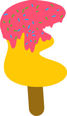 Ice Cream Alphabet E