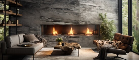 Fireplace a structure for containing and providing heat from a fire