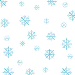 Seamless Snowflake Pattern