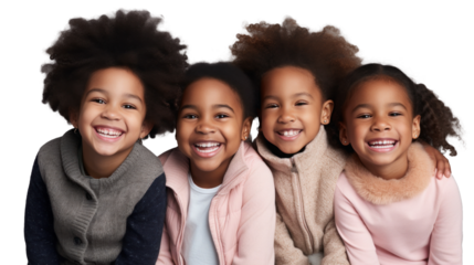 A black child in America, PNG File