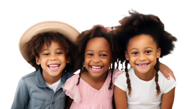 A black child in America, PNG File