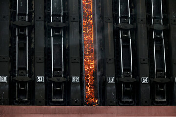 Steelmaking for metal smelting at the plant