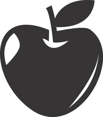 apple sign flat vector  