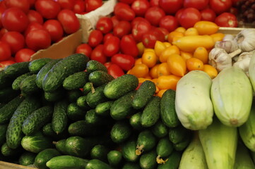 vegetables on the market