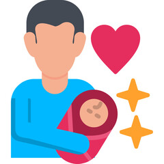 Fototapeta premium Fatherhood Icon