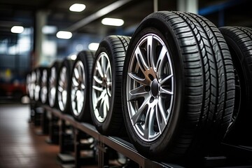 Spare tire car maintenance and service center