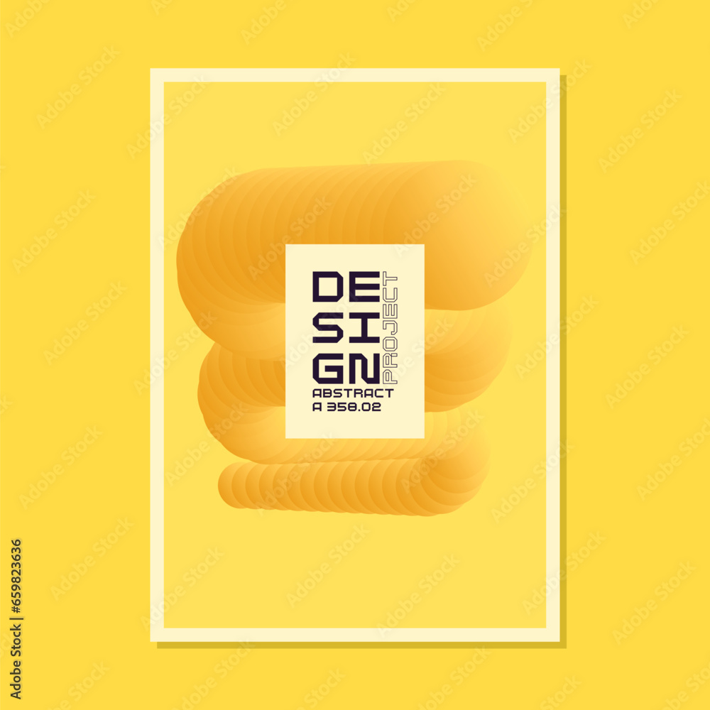 Poster a template to use in your design. a composition of geometric shapes. abstract background. modern pos