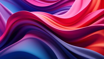 Wavy pattern inspired by the flow of silk, wavy abstract background - obrazy, fototapety, plakaty