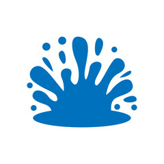 Water drops icon vector. Water illustration sign. Spray symbol. Ocean logo. Sea mark.