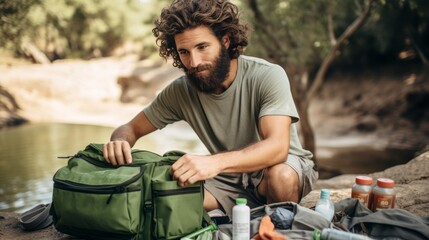 Traveling Green: Thoughtful Explorer Reduces Plastic Waste with Eco-Friendly Toiletries