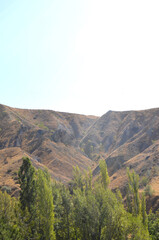 landscape with mountains