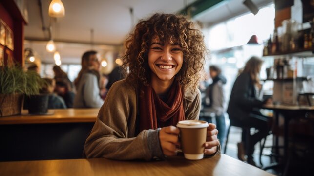Eco-Warriors at Cafés: Environmentalists Opt for Recyclable Coffee Cups - Powered by Adobe