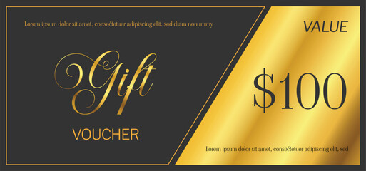 Luxury gift voucher