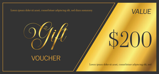 Luxury gift voucher