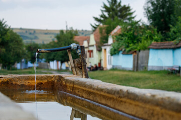 Fototapeta na wymiar The Village of Viscri in Romania 