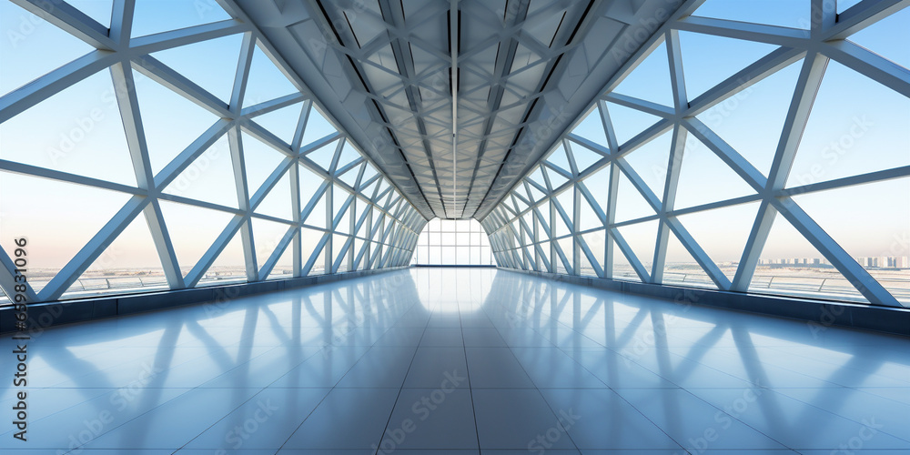 Canvas Prints geometry of airport architecture