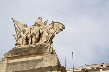 Obraz premium Political Brazilian Palace Statue Background