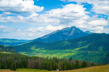 Scenic views from the heart of the Tatra Mountains, featuring the enchanting Polana Rusinowa, the picturesque Gęsia Szyja, and the breathtaking Hala Gąsienicowa. Explore the serene beauty. © Tomasz