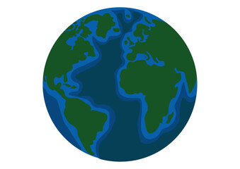 globe earth vectorial
