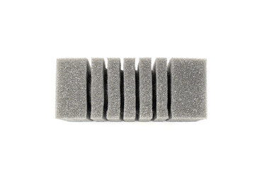 Aquarium Filter Sponge Isolated, Fish Tank Equipment, Filtration Material, Filtration Sponge on...
