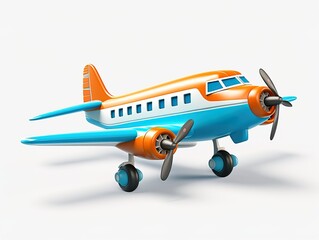 Obraz na płótnie Canvas 3D Illustration of Airplane
