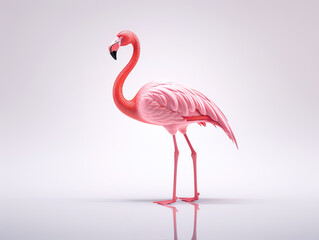  3D Flamingo Illustration