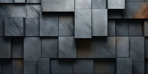 Photo sur Plexiglas Ancien avion Darm metal steel plane stripe block brick abstract geometric shapes. Background texture pattern