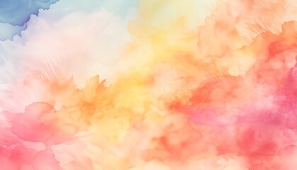 Minimalist abstract pastel watercolor background