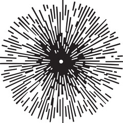 Obraz premium Abstract explosion lines background