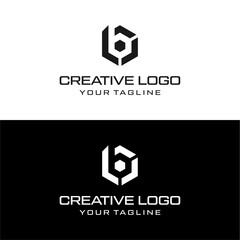 creative letter b logo desain vektor