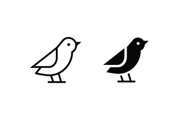 bird, peace icon. bird, pets, vet and veterinary, Animal icons button, vector, sign, symbol, logo, illustration, editable stroke, flat design style isolated on white