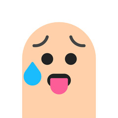 Sweating - Finger Face