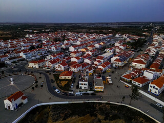 Aerial view from Zambujeira do Mar in the Alentejo region on Portugal