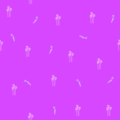 Hand drawn pink tulip seamless pattern.Botanical illustration for home decor, interior design, wallpaper, kids fashion, print for cover design,packaging paper. Abstract flower print.