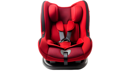 Baby Car Seat. Isolated on Transparent background.