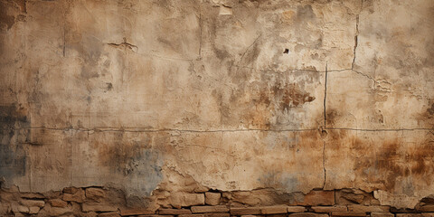 Grunge rough stone or plaster wall