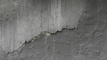 The texture of cracked concrete