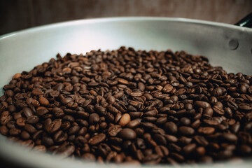 Freshly Roasted Coffee Beans 
