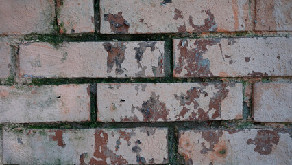 Texture of an old brick wall