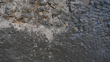 The texture of a concrete wall