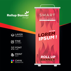 Eye catching, effective roll up banner