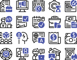 Independent Contractor Icons