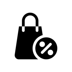sale glyph icon
