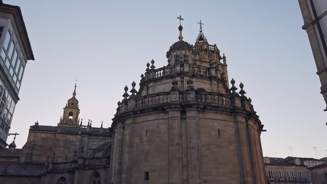 rear view of the cathedral of lugo