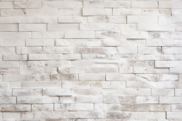 Muro de ladrillos blanco.